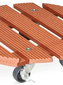 Round Waterproof Planter Caddy, 11-1/2" 7 Round Waterproof Planter Caddy, 11-1/2" -Backyard Bloomers 8596658 001V tif