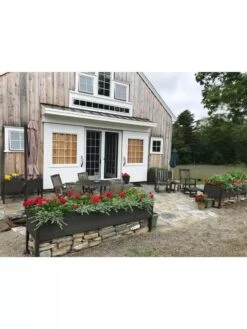 Eco-Stained Elevated Planter Box, 2'x8' 17 Eco-Stained Elevated Planter Box, 2'x8' -Backyard Bloomers 8596760 01CUST