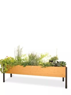 Eco-Stained Elevated Planter Box, 2'x8' 20 Eco-Stained Elevated Planter Box, 2'x8' -Backyard Bloomers 8596760 101 tif