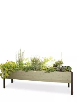 Eco-Stained Elevated Planter Box, 2'x8' 23 Eco-Stained Elevated Planter Box, 2'x8' -Backyard Bloomers 8596760 3869 tif
