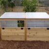 Garden In A Box Cedar Raised Bed With Greenhouse, 3' X 6' -Backyard Bloomers 8597082 01V tif