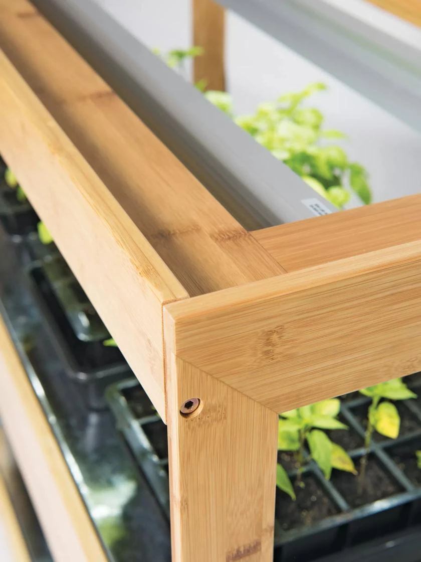 Bamboo LED Grow Light Garden For Succulents And Seeds 7 Bamboo LED Grow Light Garden For Succulents And Seeds - Image 5