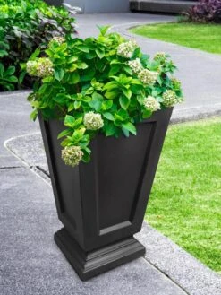 Kensington Self-Watering Tall Patio Planter, 25" -Backyard Bloomers 8598549 01V tif