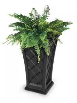 Carolina Self-Watering Tall Planter, 28" 11 Carolina Self-Watering Tall Planter, 28" -Backyard Bloomers 8598645 101V tif