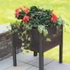 Eco-Stained Elevated Cedar Planter Box, 2' X 2' -Backyard Bloomers 8598695GG 1003 tif