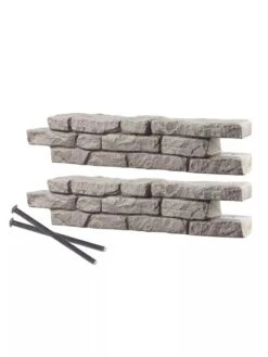 Rock Lock Interlocking Garden System, Straight Sets -Backyard Bloomers 8598735 01V