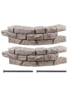 Rock Lock Interlocking Garden System, Curved Sets 16 Rock Lock Interlocking Garden System, Curved Sets -Backyard Bloomers 8598737 01V 3 4