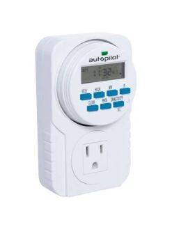 Digital Programmable 7 Day Timer Single Outlet -Backyard Bloomers 8598884 02v
