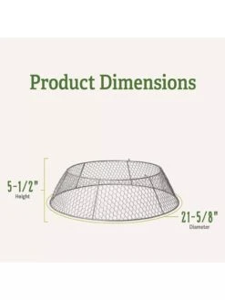 Chicken Wire Cloche Extension 12 Chicken Wire Cloche Extension -Backyard Bloomers 8599107 1