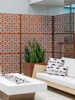 Veradek 3-Panel Privacy Screen Set, Parilla -Backyard Bloomers 8599203 06V tif