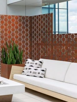 Veradek 2-Panel Privacy Screen Set, Quadra -Backyard Bloomers 8599207 06V tif