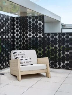 Veradek 2-Panel Privacy Screen Set, Quadra -Backyard Bloomers 8599207 10V tif