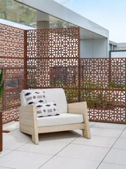 Veradek 2-Panel Privacy Screen Set, Parilla -Backyard Bloomers 8599213 05V tif