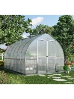 Canopia® By Palram Bella™ Greenhouse, 8' 24 Canopia® By Palram Bella™ Greenhouse, 8' -Backyard Bloomers 8599338 02v
