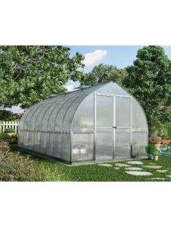 Canopia® By Palram Bella™ Greenhouse, 8' 28 Canopia® By Palram Bella™ Greenhouse, 8' -Backyard Bloomers 8599339 02v