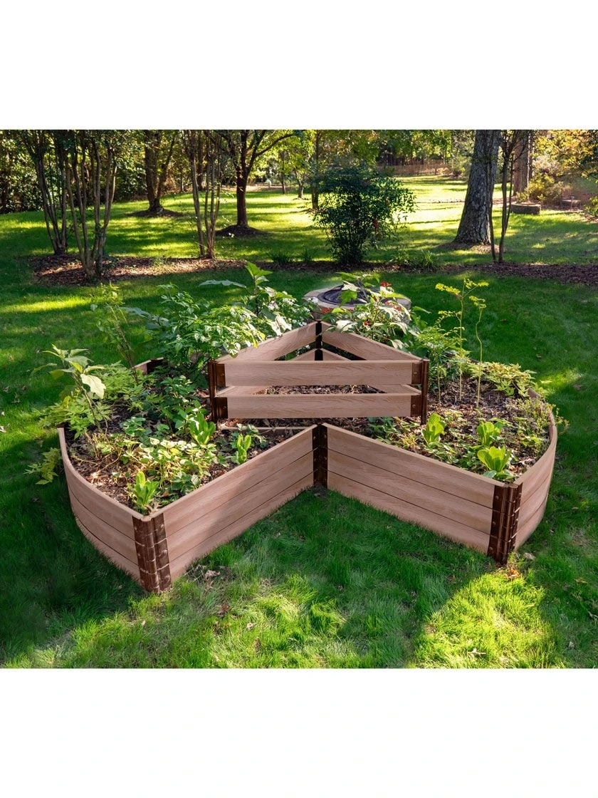 Classic Sienna Circle Keyhole Garden With 2" Boards 4 Classic Sienna Circle Keyhole Garden With 2" Boards - Image 2