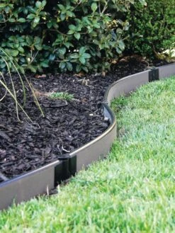Curved Composite Landscape Edging Kit With 1" Boards -Backyard Bloomers 8599404 11V tif