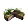 Circle Keyhole Garden With 1" Boards 2 Circle Keyhole Garden With 1" Boards -Backyard Bloomers 8599445 03v circle keyhole garden 1 inch uptown brown