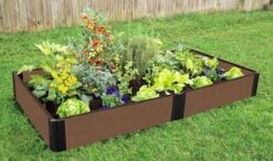 Composite Raised Bed With 1" Boards, 11" -Backyard Bloomers 8599448 01V tif