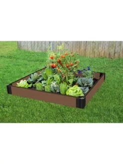 5-1/2" Composite Raised Garden Beds With 1" Boards 12 5-1/2" Composite Raised Garden Beds With 1" Boards -Backyard Bloomers 8599449 01V