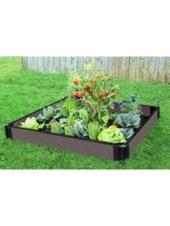 5-1/2" Composite Raised Garden Beds With 1" Boards 10 5-1/2" Composite Raised Garden Beds With 1" Boards -Backyard Bloomers 8599455 01V