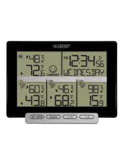 La Crosse 308-1412-3TX-INT Wireless Weather Station With 3 Sensors -Backyard Bloomers 8599459 01v