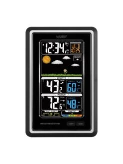 La Crosse Wireless Vertical Color Forecast Station -Backyard Bloomers 8599462 01v