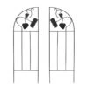 Achla Designs Sunflower Trellis Side Panels, Set Of 2 -Backyard Bloomers 8599488 01v achla designs sunflower trellis side panels