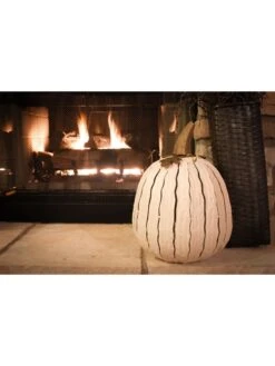 Desert Steel Pumpkin Luminary, Tall -Backyard Bloomers 8599559 06v