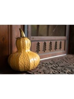 Desert Steel Gourd Luminary -Backyard Bloomers 8599562 02v