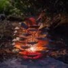 Desert Steel Pine Cone Luminary -Backyard Bloomers 8599563 01V tif