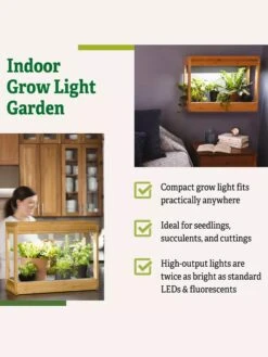 Bamboo Mini LED Grow Light Garden -Backyard Bloomers 8599624 04