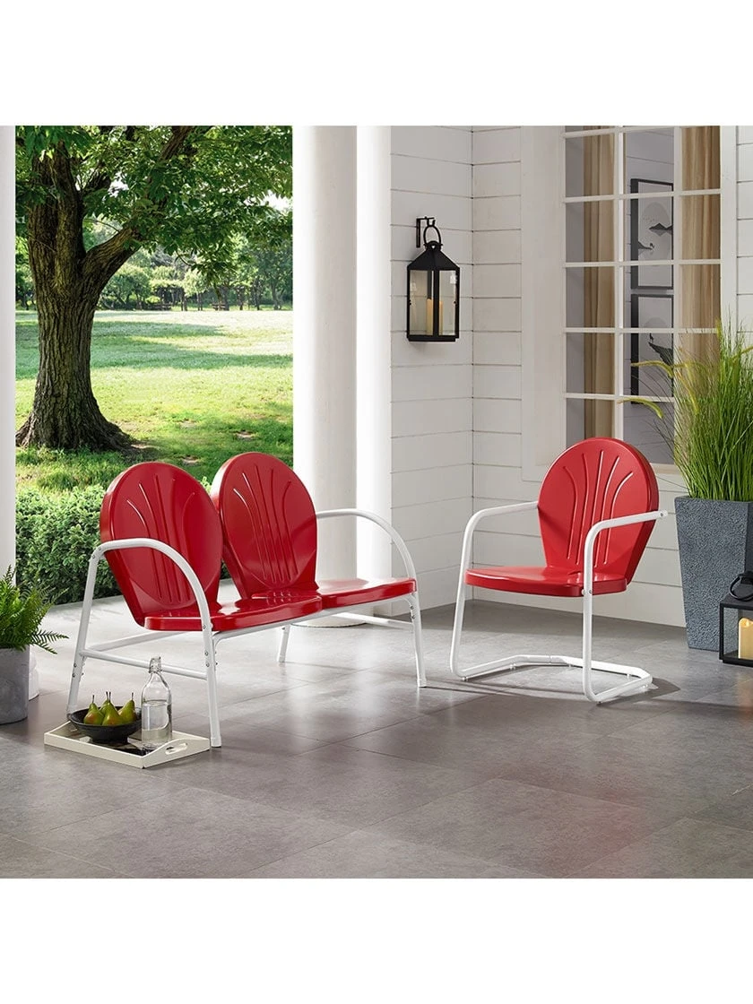 Crosley Griffith Loveseat & Chair Outdoor Seating Set 6 Crosley Griffith Loveseat & Chair Outdoor Seating Set - Image 4