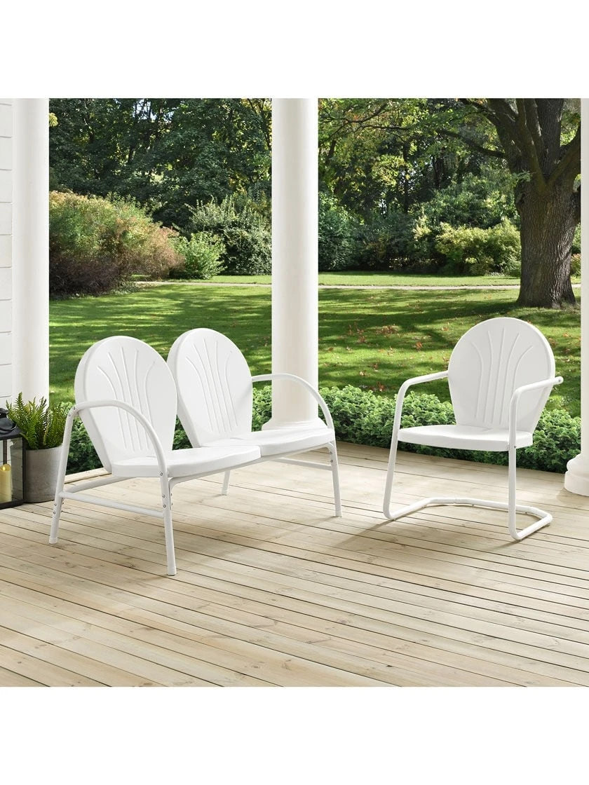 Crosley Griffith Loveseat & Chair Outdoor Seating Set 5 Crosley Griffith Loveseat & Chair Outdoor Seating Set - Image 3