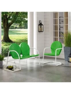 Crosley Griffith Loveseat & Chair Outdoor Seating Set 7 Crosley Griffith Loveseat & Chair Outdoor Seating Set -Backyard Bloomers 8599634 07v