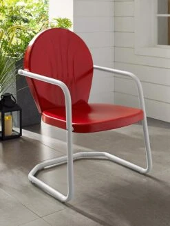 Crosley Griffith Metal Outdoor Chair 13 Crosley Griffith Metal Outdoor Chair -Backyard Bloomers 8599640 14V tif