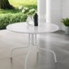 Crosley Griffith Metal Outdoor Dining Table, 39" Round 2 Crosley Griffith Metal Outdoor Dining Table, 39" Round -Backyard Bloomers 8599641 01V tif