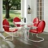 Crosley Griffith Metal Five-Piece Outdoor Dining Set 2 Crosley Griffith Metal Five-Piece Outdoor Dining Set -Backyard Bloomers 8599642 01v crosley griffith metal five piece dining set