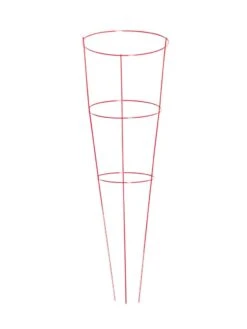 Heavy-Duty Plant Supports 42", Set Of 5 -Backyard Bloomers 8600029 02v heavy duty colorful plant supports 42 inch red