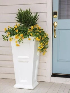 Fairfield Self-Watering Tall Patio Planters, 34” -Backyard Bloomers 8600109 016 tif