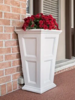 Fairfield Self-Watering Tall Patio Planters, 34” -Backyard Bloomers 8600109 02V tif