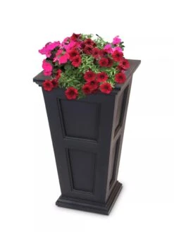 Fairfield Self-Watering Tall Patio Planters, 34” -Backyard Bloomers 8600109 05V tif