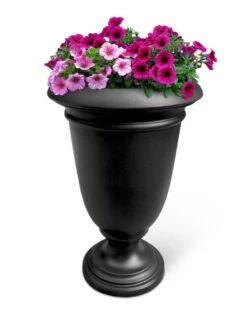 Ellington Self-Watering Urn Planter, 24" 13 Ellington Self-Watering Urn Planter, 24" -Backyard Bloomers 8600110 04V tif