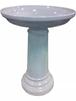 Classic Ceramic Bird Bath -Backyard Bloomers 8600171 03V tif