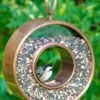 Fly-Thru™ Bird Feeder With Copper Finish 2 Fly-Thru™ Bird Feeder With Copper Finish -Backyard Bloomers 8600193 01v fly thru bird feeder with copper finish