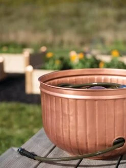 Classic Copper Hose Pot -Backyard Bloomers 8600238 0630 tif