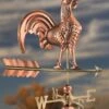Rooster Copper Weathervane -Backyard Bloomers 8600283 01v rooster copper weathervane