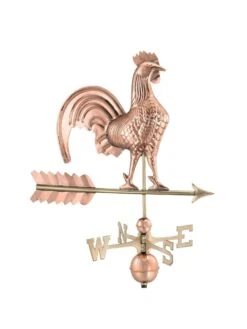 Rooster Copper Weathervane 9 Rooster Copper Weathervane -Backyard Bloomers 8600283 04v