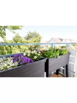 Urban Balcony Elevated Planter Box -Backyard Bloomers 8600349 01V urban balcony elevated planter box