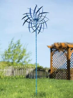 Pinwheel Wind Spinner, 22" -Backyard Bloomers 8600488 02V tif